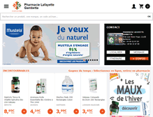 Tablet Screenshot of pharmaciegambettalafayette.com